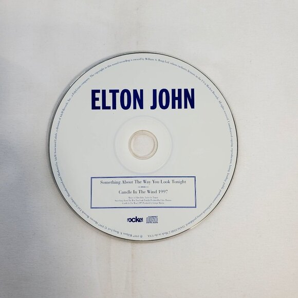 Something About The Way You Look Tonight by Elton John CD 1997 - Picture 4 of 5